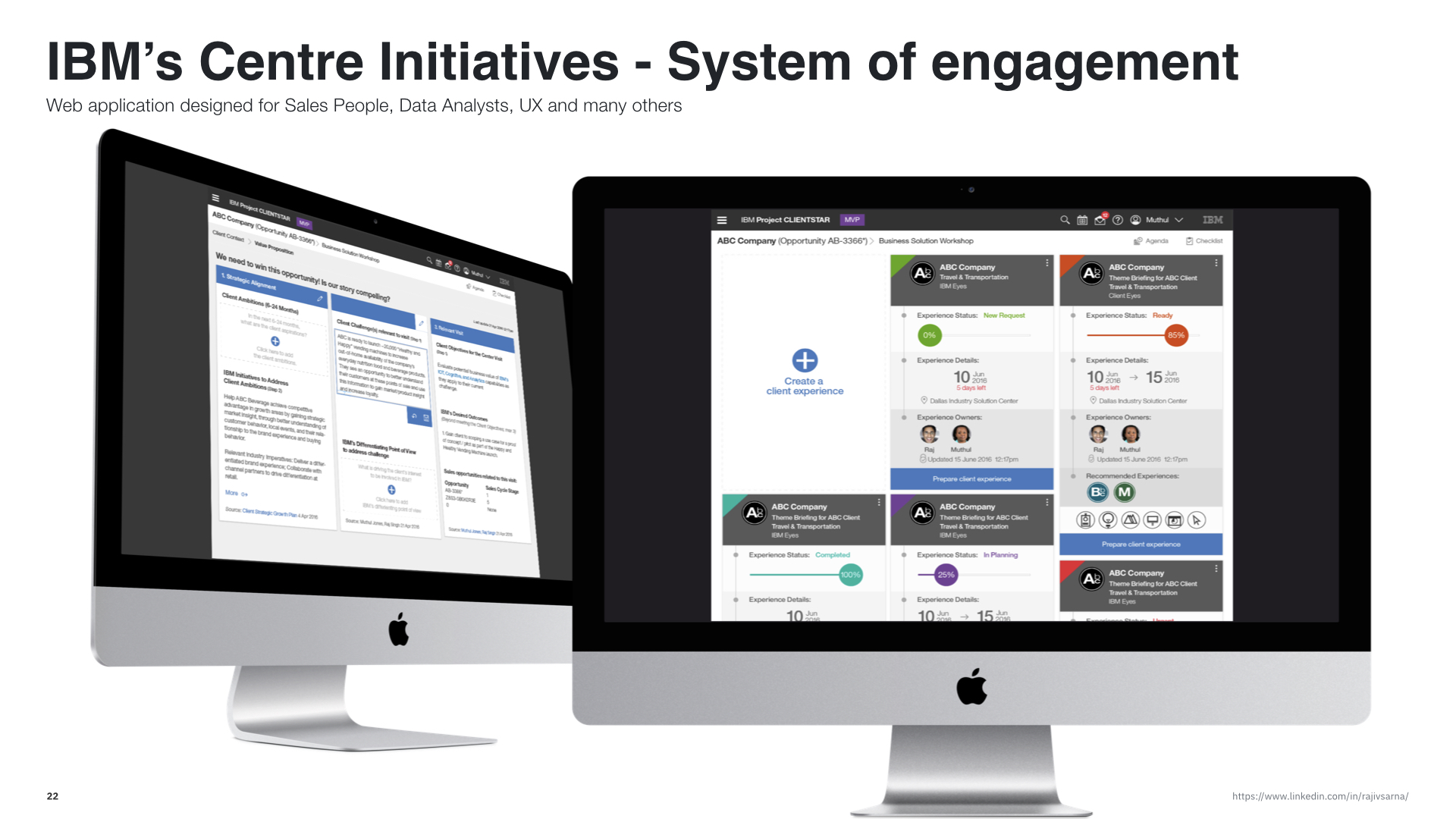 IBM Centre for Initiatives - System of Engagement